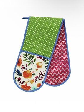 EUC Pioneer Woman Willow Casserole Oven Mitt 35" x 7.5" Heat Resistant Cotton
